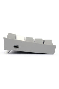 REDRAGON - Redragon K616-RGB Fizz Grey 65% Tri-Mode Wireless Mechanical Gaming Keyboard - grey