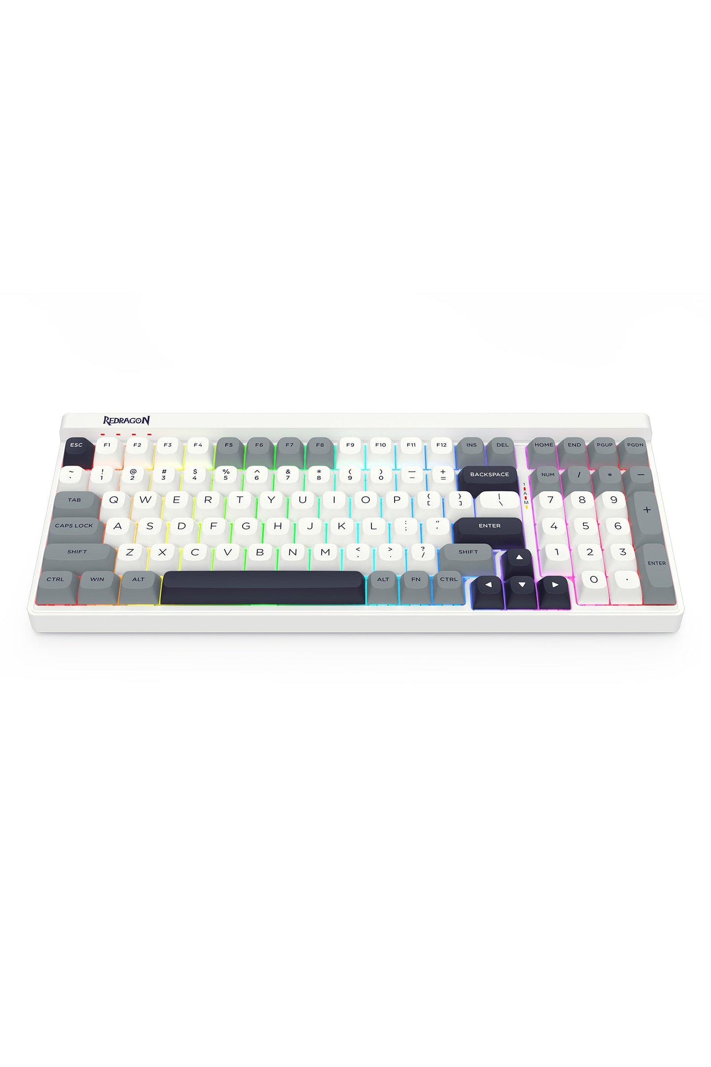 REDRAGON - K656WGB-RGB-PRO Garen Pro KB - white