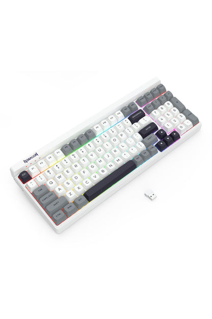 REDRAGON - K656WGB-RGB-PRO Garen Pro KB - white