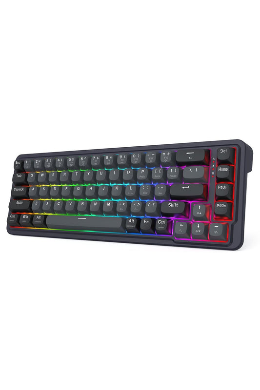 REDRAGON - Redragon K709GB RGB M 68% UltraMag Rapid Trigger Magnetic Keyboard - black