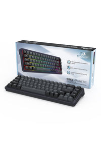 REDRAGON - Redragon K709GB RGB M 68% UltraMag Rapid Trigger Magnetic Mechanical Keyboard - black