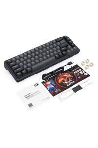 REDRAGON - Redragon K709GB RGB M 68% UltraMag Rapid Trigger Magnetic Mechanical Keyboard - black