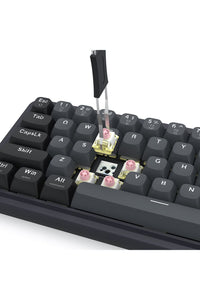 REDRAGON - Redragon K709GB RGB M 68% UltraMag Rapid Trigger Magnetic Mechanical Keyboard - black