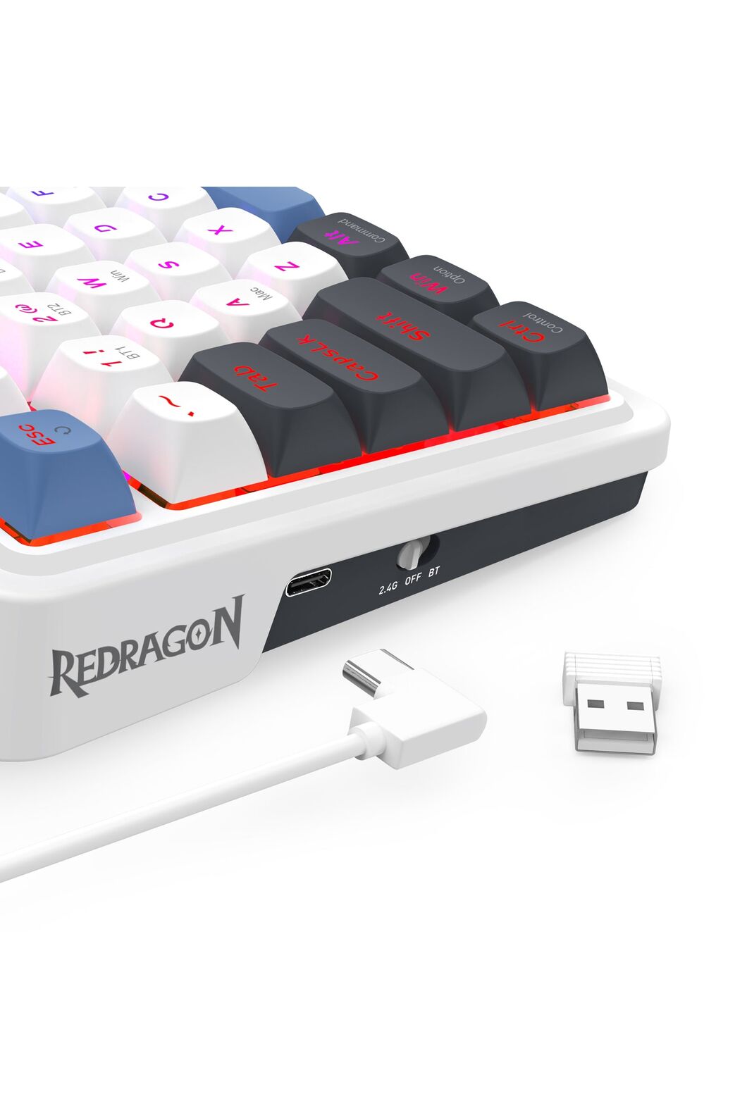 REDRAGON - K719WGB-RGB-PRO Artemis Pro KB - white
