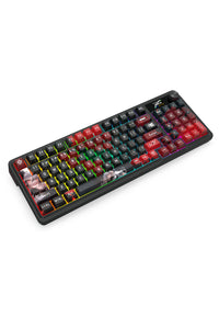 REDRAGON - Redragon K719WGB RGB Pro Artemis Pro Black LCD Gasket Wireless Mechanical Keyboard - black