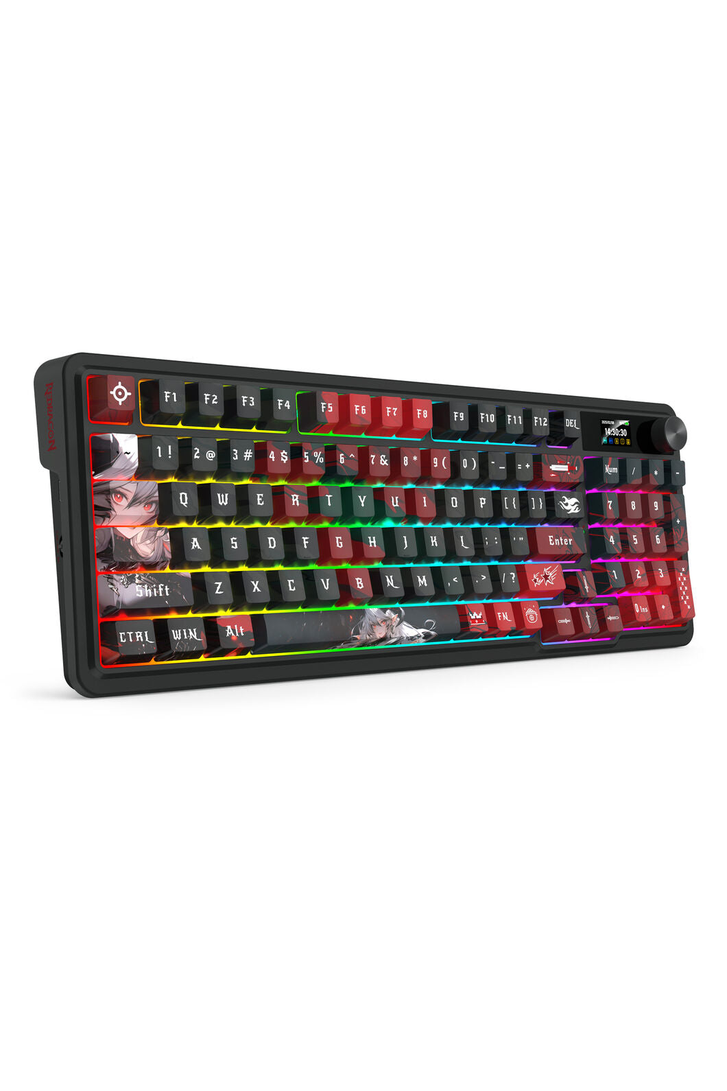 Redragon Bragi Pro K688 RGB Gasket Mounted White Wireless Mechanical Keyboard Al Redragon Bragi Pro K688 RGB Gasket Mounted White Wireless Mechanical Keyboard Al