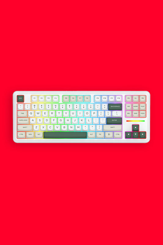 REDRAGON - K734WCG-RGB-PRO Wildslash KB - white