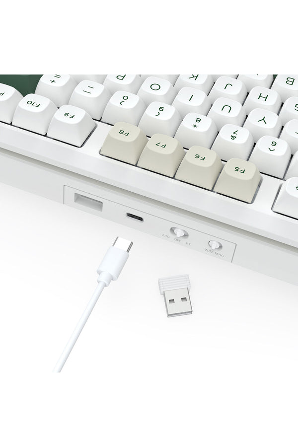 REDRAGON - K734WCG-RGB-PRO Wildslash KB - white