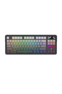REDRAGON - Redragon K743SP-RGB-PRO Antonium LCD Black 75% Customisable RGB Mechanical Gaming Keyboard - grey