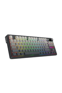 REDRAGON - Redragon K743SP-RGB-PRO Antonium LCD Black 75% Customisable RGB Mechanical Gaming Keyboard - grey