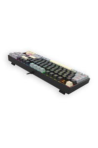 REDRAGON - Redragon K552LGY-RGB Kumara Wired Mechanical Keyboard-Black/Grey - black-grey