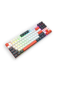 REDRAGON - Redragon K552WLR-RGB Kumara Wired Wired Mechanical Keyboard-White/Orange - white-orange