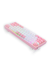 REDRAGON - K616-RGB Fizz Pro 65% KB-Pink/White - pink-white