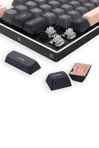 REDRAGON - K556GBP-RGB Devarajas Metal KB-Grey/Black/Pink - grey-black-pink