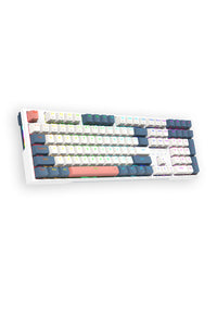 REDRAGON - K668WBO-RGB Trundle KB-White/Blue - white-blue