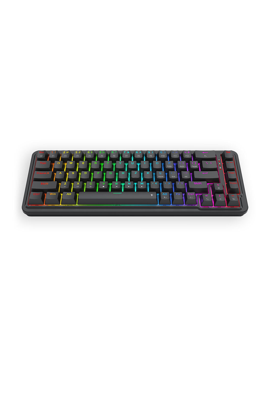 REDRAGON - Redragon K709 NOVA Black 65% Gasket Wired RGB Mechanical Gaming Keyboard - black