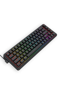 REDRAGON - Redragon K709 NOVA Black 65% Gasket Wired RGB Mechanical Gaming Keyboard - black