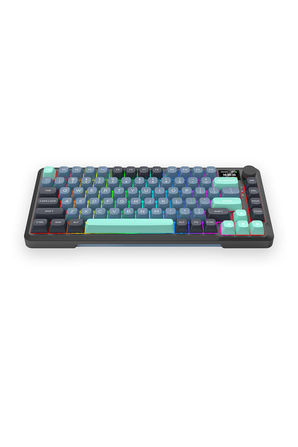 REDRAGON - K724GBG-RGB-PRO Behemoth KB-Grey/Black/Green - grey-black-green