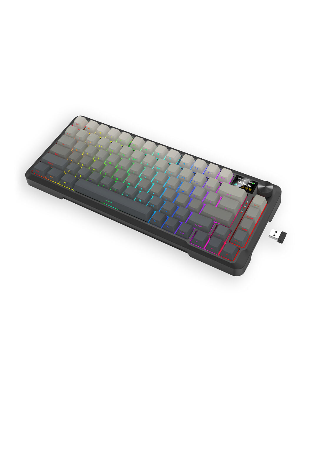 REDRAGON - K724SP-RGB-PRO Behemoth KB-Black - black