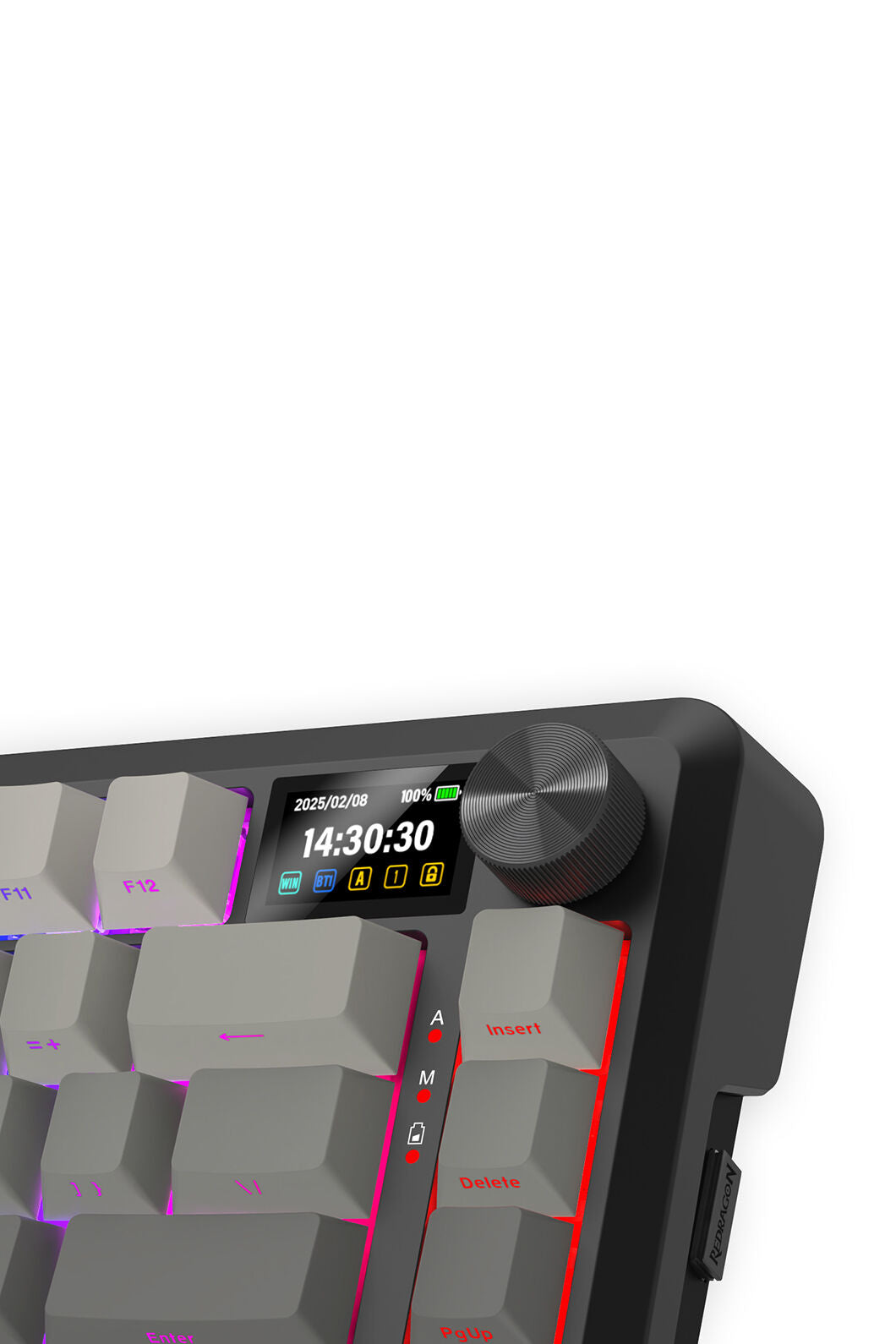 REDRAGON - K724SP-RGB-PRO Behemoth KB-Black - black