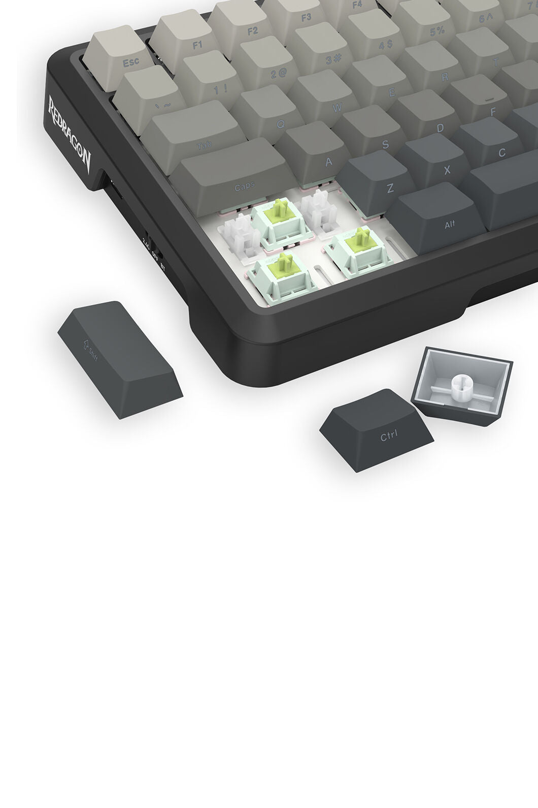 REDRAGON - K724SP-RGB-PRO Behemoth KB-Black - black