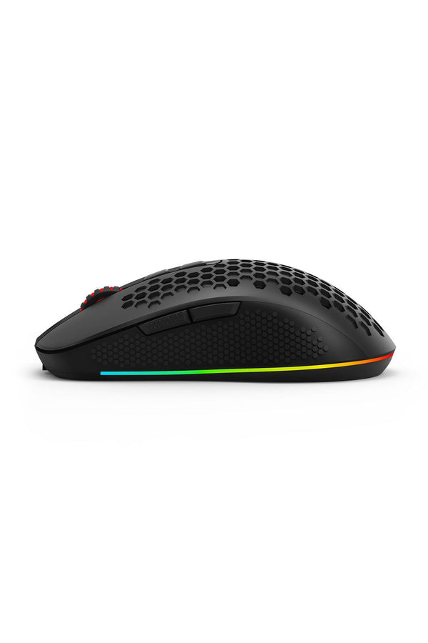 REDRAGON - Redragon M694-RGB Hana Black Honeycomb Tri-Mode RGB Gaming Mouse - black