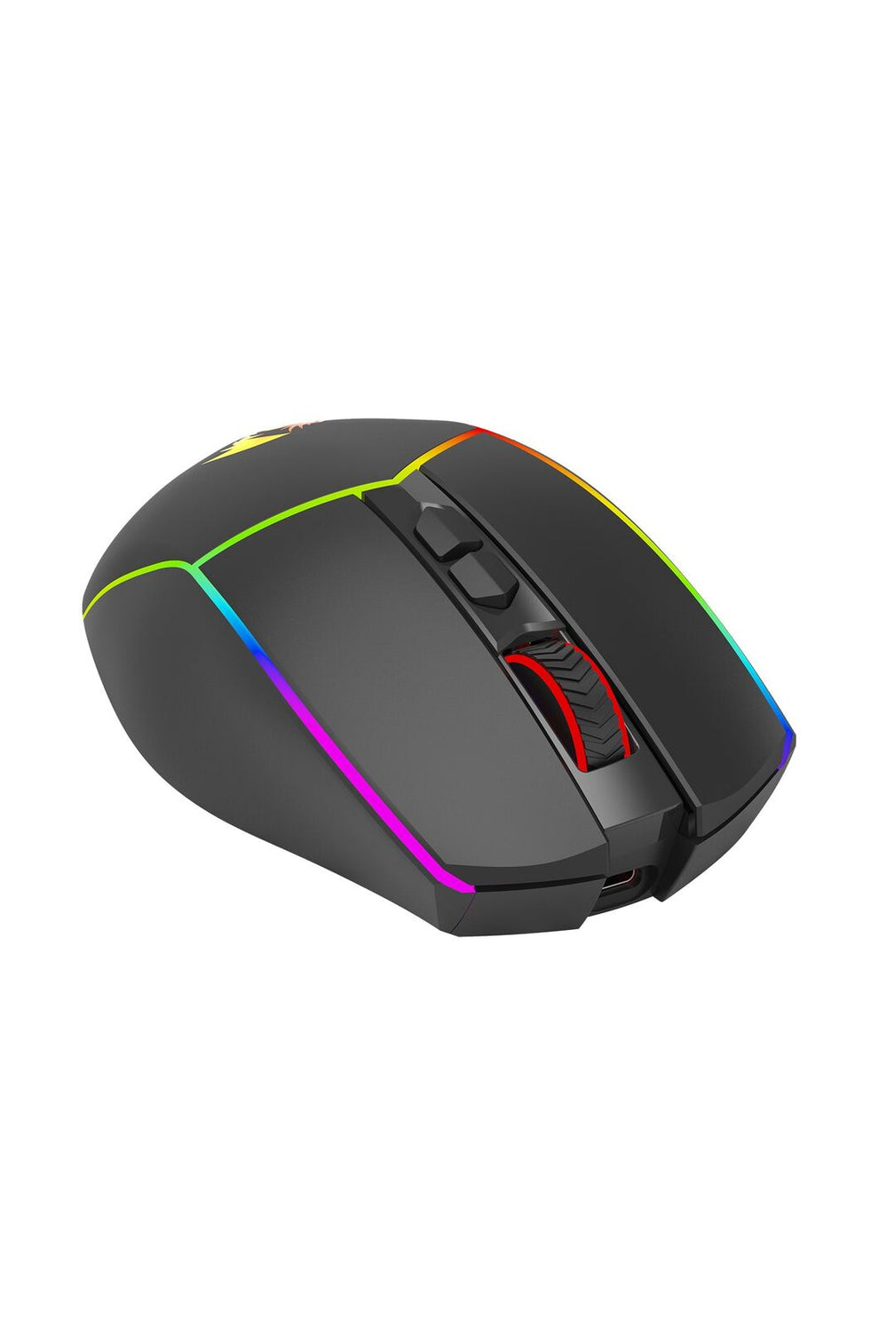 Redragon M814RGB-PRO Axe Pro Black Honeycomb Tri-Mode RGB Gaming Mouse ...