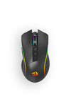 REDRAGON - Redragon M812-RGB Plank Black Ergonomic USB Wired 16000 DPI Gaming Mouse - black