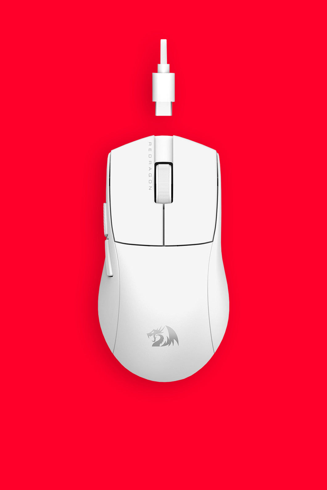 REDRAGON - M724W Throne 30G Acc Mouse - white