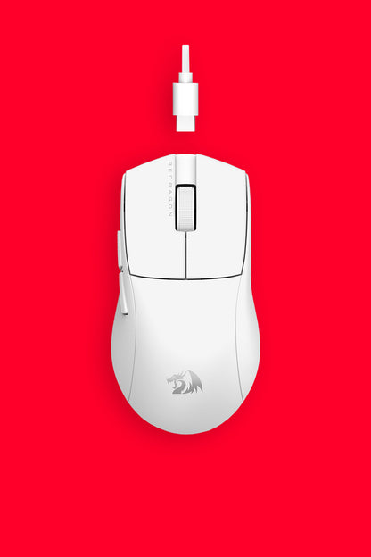 REDRAGON - M724W Throne 30G Acc Mouse - white