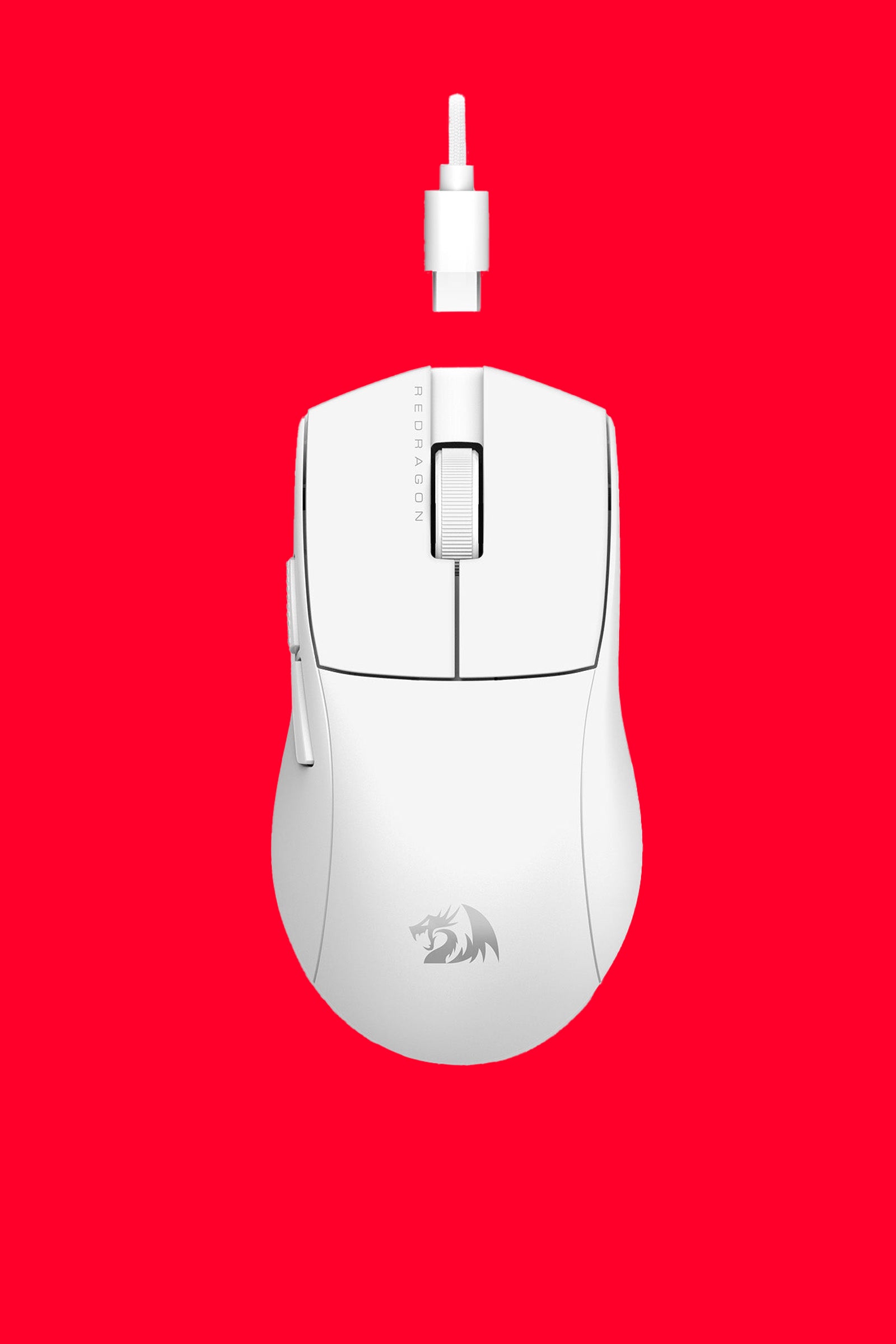 REDRAGON - M724W Throne 30G Acc Mouse - white
