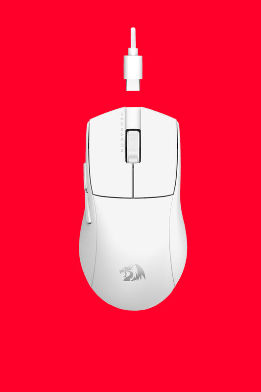 REDRAGON - M724W Throne 30G Acc Mouse - white