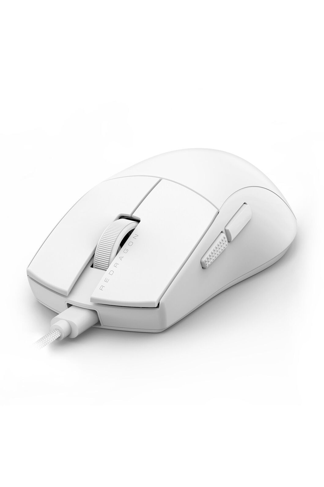 REDRAGON - Redragon M724W Throne White Ultra-Light Wired Gaming Mouse - white