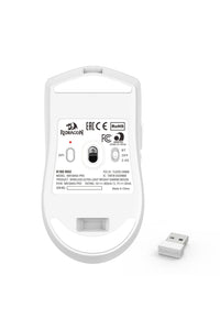 REDRAGON - Redragon M918AKG-PRO K1ng Max White Ultra-Light Tri-Mode 26000 DPI Esports Gaming Mouse - white