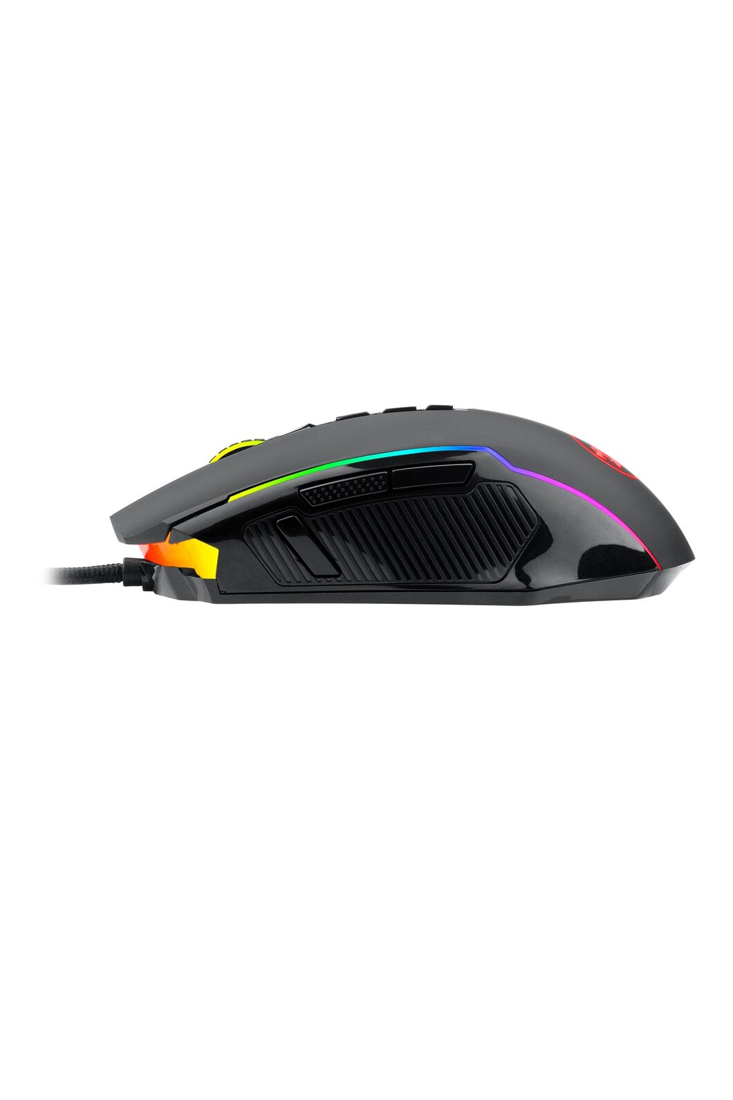 REDRAGON - Redragon M910-K Ranger Black Full-Size RGB USB Wired Gaming Mouse - black