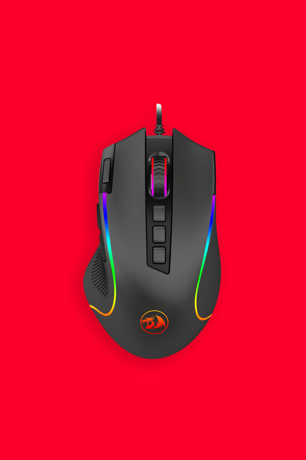 REDRAGON - M612RGB Predator Ent lvl Mouse - black