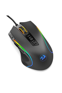 REDRAGON - Redragon M612 Predator RGB Black Wired Entry-Level Gaming Mouse - black