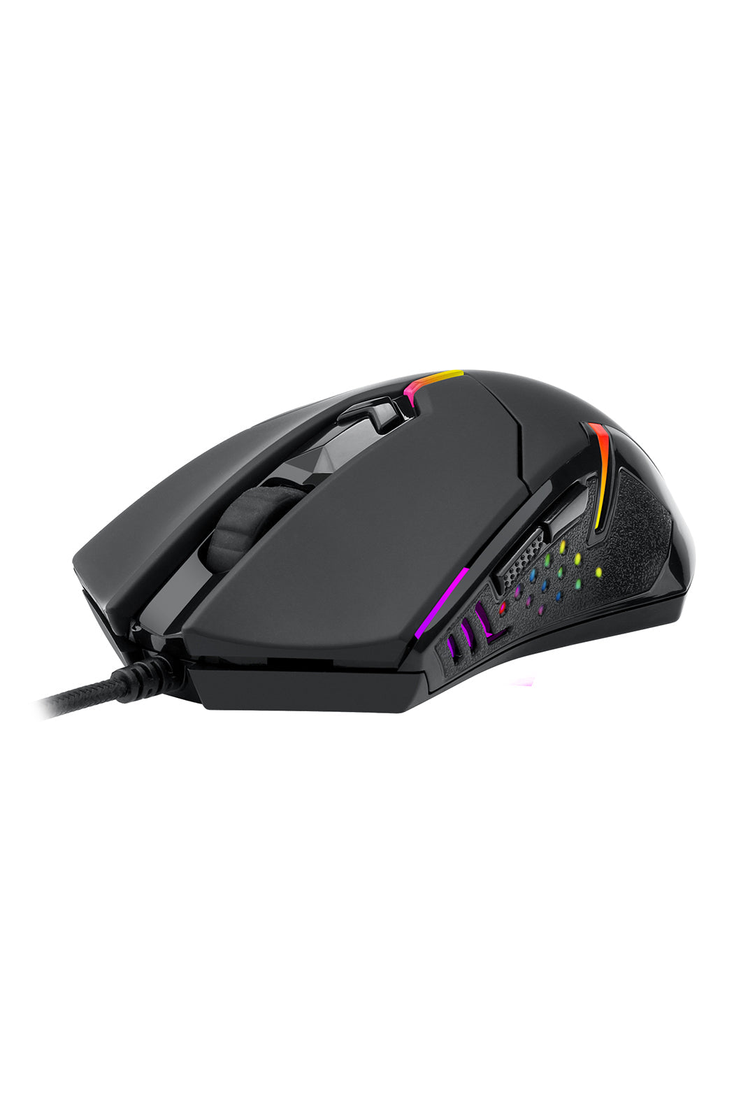 REDRAGON - Redragon M601 Centrophor Black Adjustable Weight USB Wired RGB Gaming Mouse - black