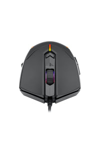 REDRAGON - Redragon M601 Centrophor Black Adjustable Weight USB Wired RGB Gaming Mouse - black