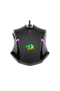 REDRAGON - Redragon M601 Centrophor Black Adjustable Weight USB Wired RGB Gaming Mouse - black