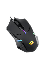REDRAGON - Redragon M601 Centrophor Black Adjustable Weight USB Wired RGB Gaming Mouse - black
