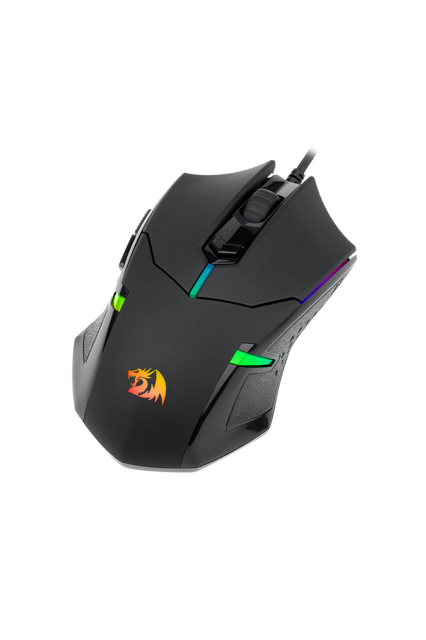 REDRAGON - Redragon M601 Centrophor Black Adjustable Weight USB Wired RGB Gaming Mouse - black
