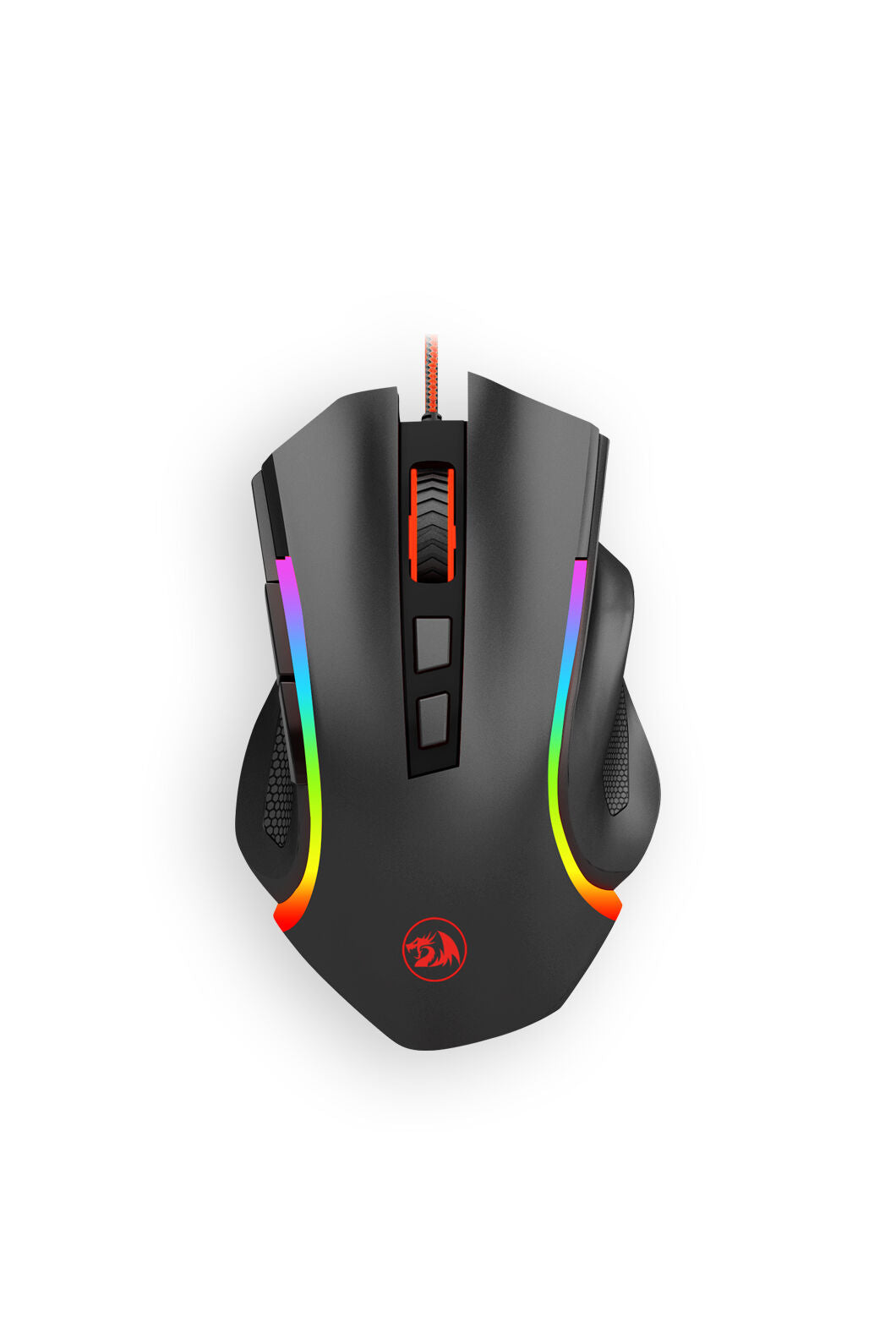REDRAGON - Redragon M607 Griffin Black USB Wired RGB Gaming Mouse - black