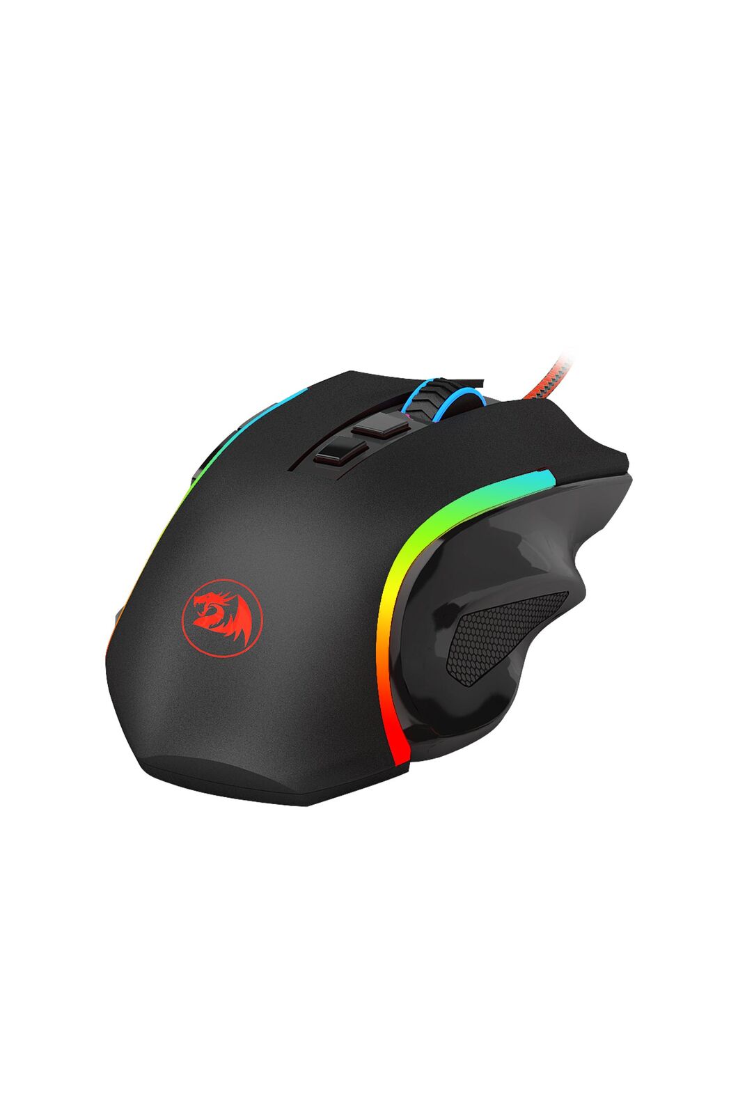 REDRAGON - Redragon M607 Griffin Black USB Wired RGB Gaming Mouse - black