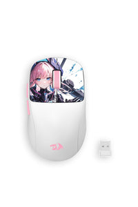 REDRAGON - Redragon M817AK-PRO-STD KLYAMOOR White Tri-Mode 24000 DPI Esports Gaming Mouse - white