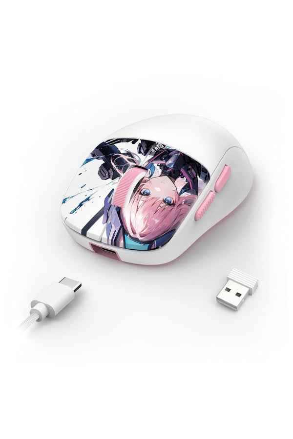 REDRAGON - Redragon M817AK-PRO-STD KLYAMOOR White Tri-Mode 24000 DPI Esports Gaming Mouse - white