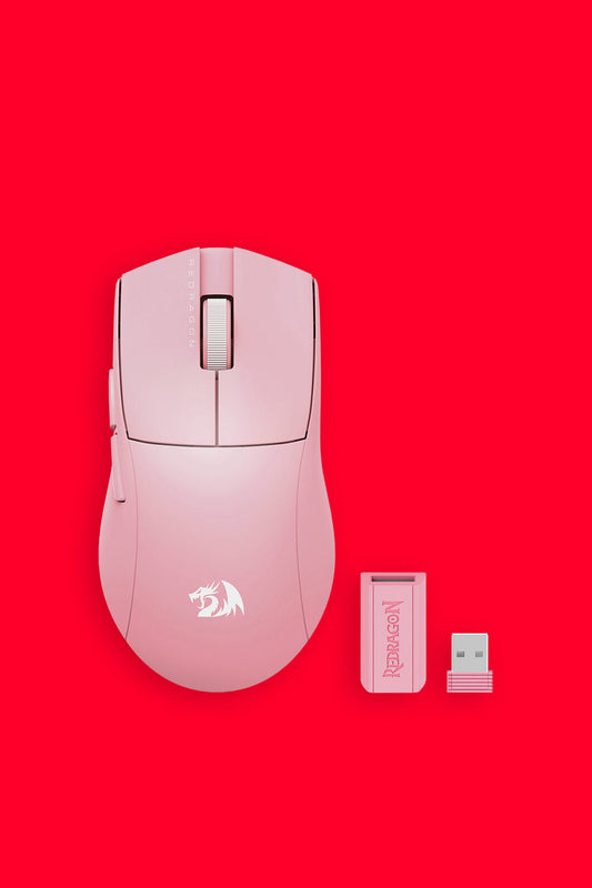 REDRAGON - M916-PRO-4K K1ng Pro Mouse - pink
