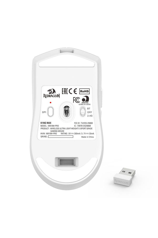 REDRAGON - M918-PRO K1ng Max Mouse - white