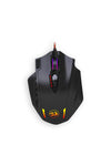 REDRAGON - Redragon M908 Impact Black MMO USB Wired Gaming Mouse - black