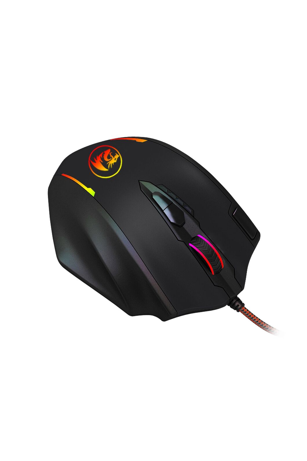 REDRAGON - Redragon M908 Impact Black MMO USB Wired Gaming Mouse - black